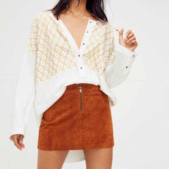 Free People Tops - NWT Free People Free Spirit Tee / Creme Combo